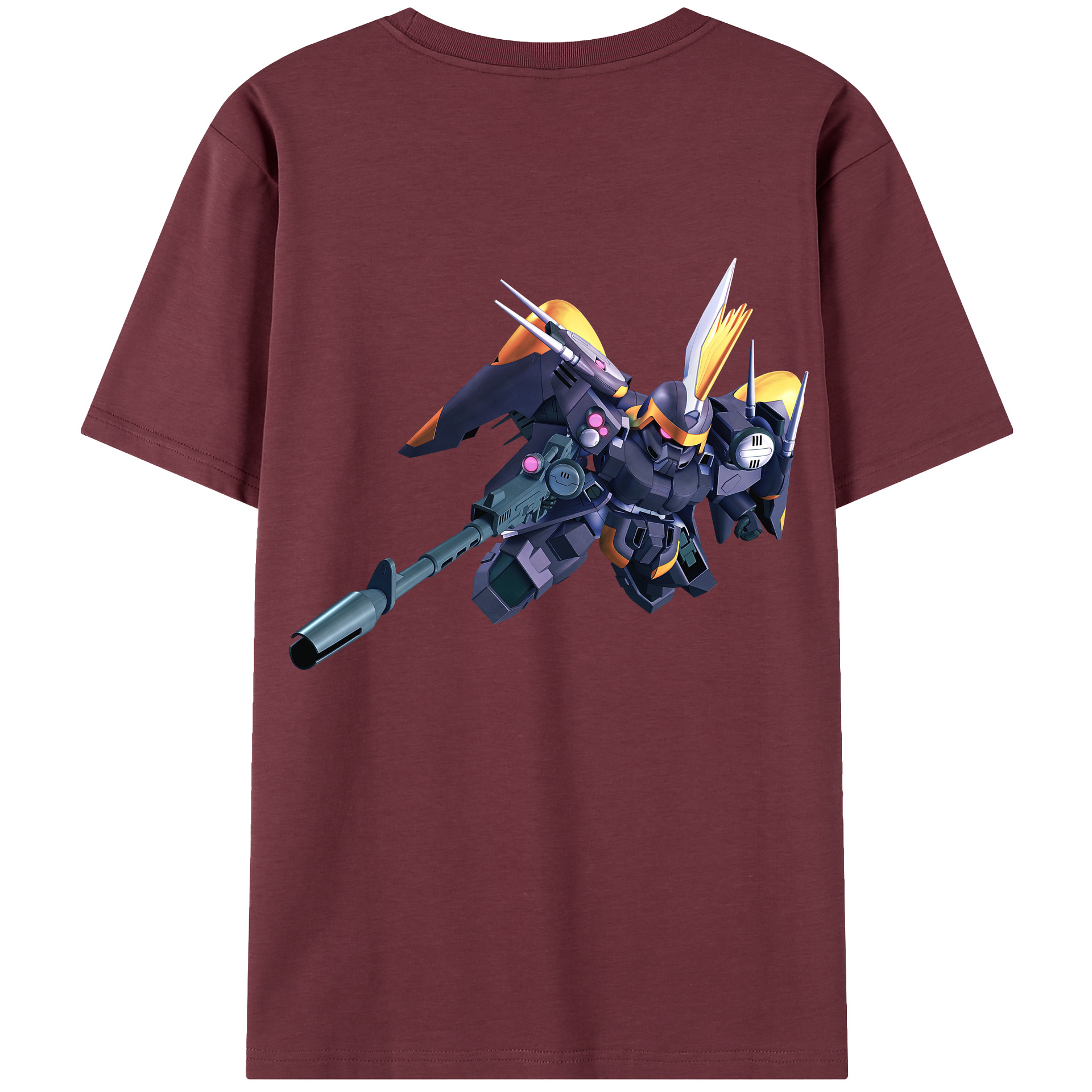 （画像用） 機動戦士ガンダム Mobile Suit Gundam 綿100％半袖Tシャツ（背面プリント）